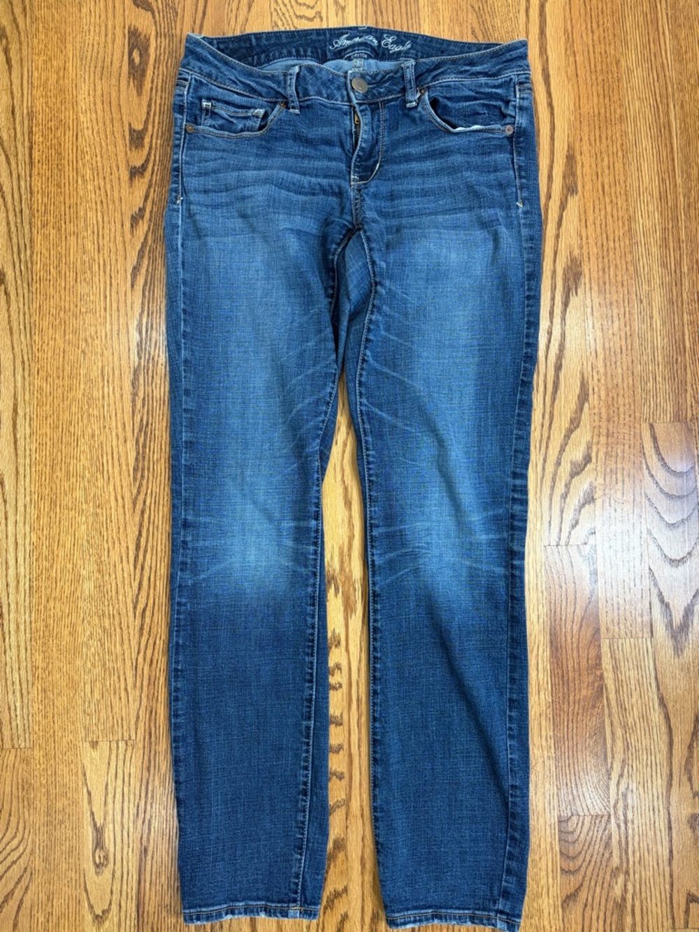 American Eagle Mid-Rise Stretchy Skinny Jeans